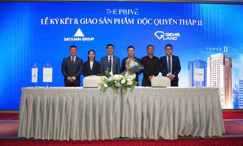 Gems Land phân phối giỏ hàng độc quyền tháp 9 và tháp 11 tại dự án căn hộ hạng sang bên sông The Privé 4 H4
