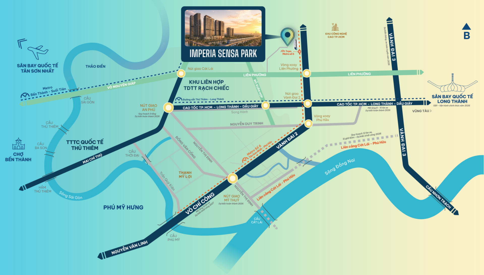 Vị Trí Dự án Imperia Sensa Park