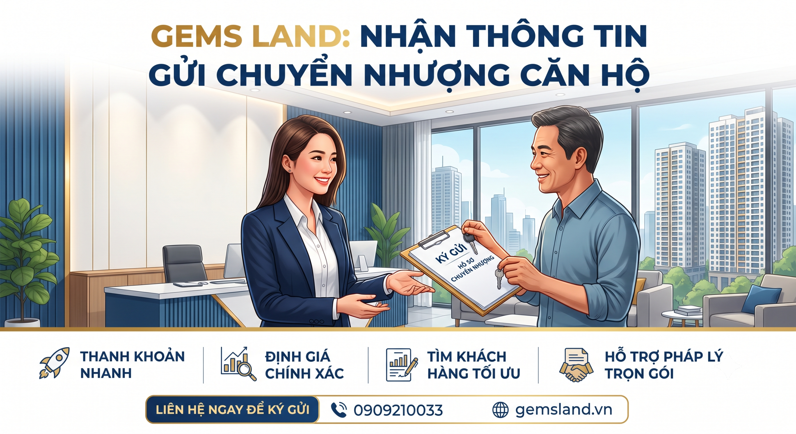 Gems Land Gửi Hàng Chuyển Nhượng